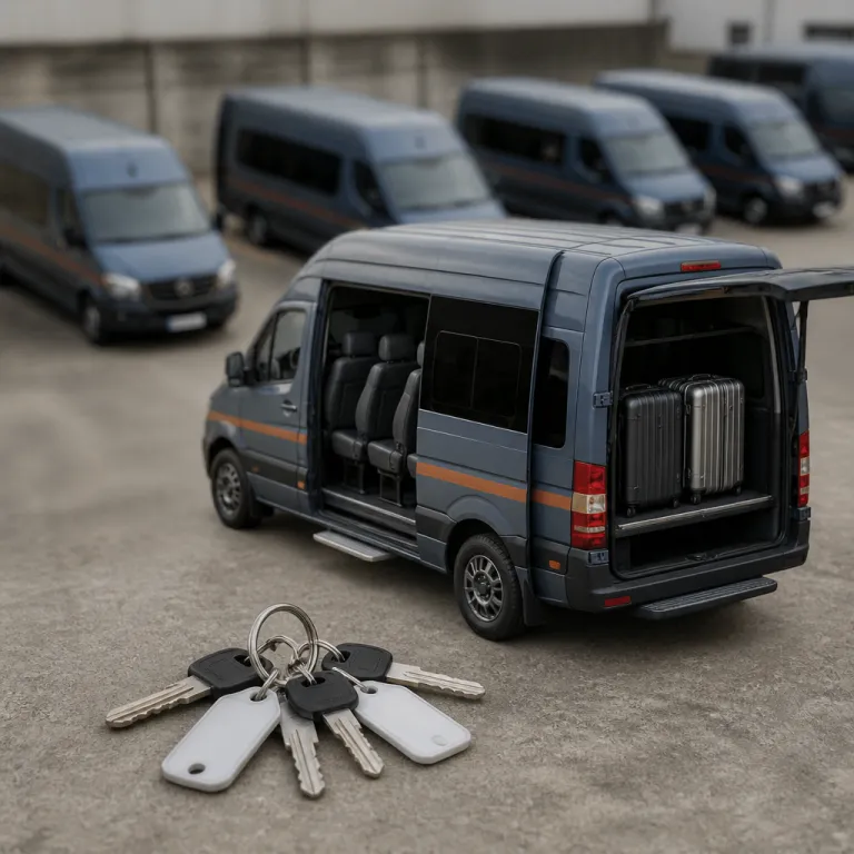 Strategic van and driver rental partnerships for high value group travel